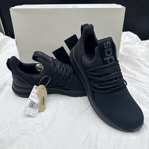 Adidas Men's Lite Racer Adapt 7.0 Shoes/Sneakers. Black Size 9. 5 Brand New